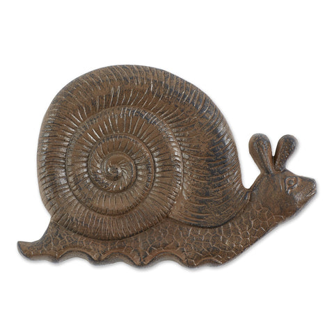 Cast Iron Snail Stepping Stone Accent Plus