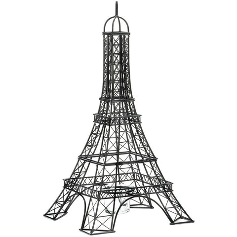 Eiffel Tower Metalwork Candle Holder Accent Plus