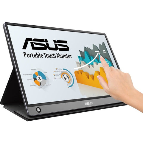 ASUS ZenScreen Touch USB Portable Monitor - 15.6-inch IPS Full HD 10-p Asus