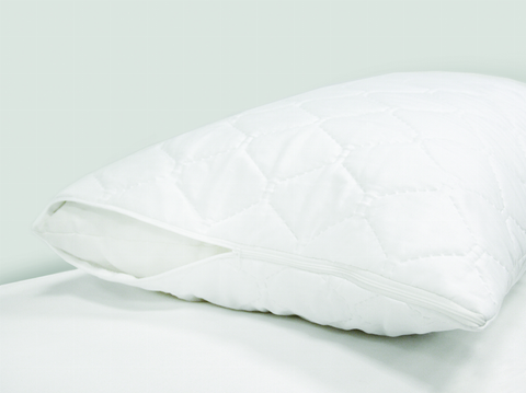 Parker Jones Queen Pillow Protector  White 20x30 Parker Jones