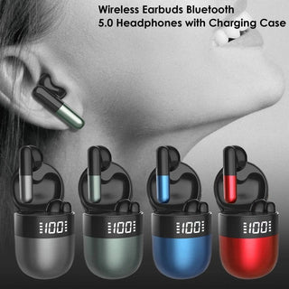 Bluetooth Ear pods with touch control and High Definition voice Earth Head