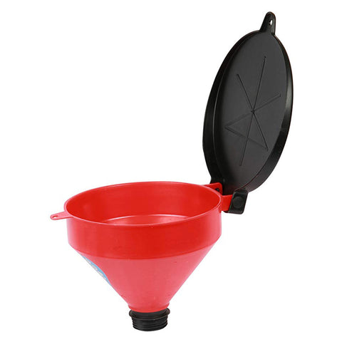 WirthCo 32425 Funnel King Propylene Drum Funnel with Lockable Lid WIRTHCO