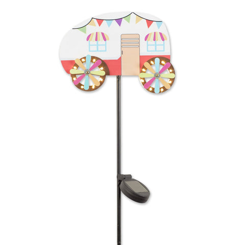 Colorful Camper Solar Lighted Garden Stake Accent Plus