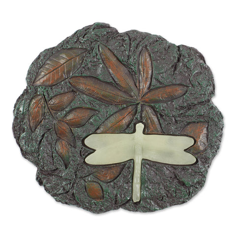 Glow-in-the-Dark Dragonfly Stepping Stone Accent Plus