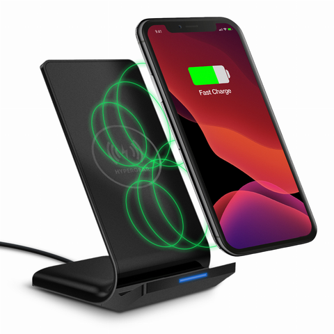 10W Wireless Fast Charging Stand  Black Hypercel Corporation