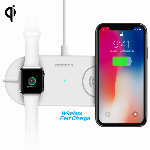 Power Pad Duo Qi Wireless Fast Charger White Hypercel Corporation