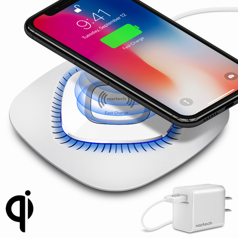 Power Pad Qi Wireless Fast Charger White Hypercel Corporation