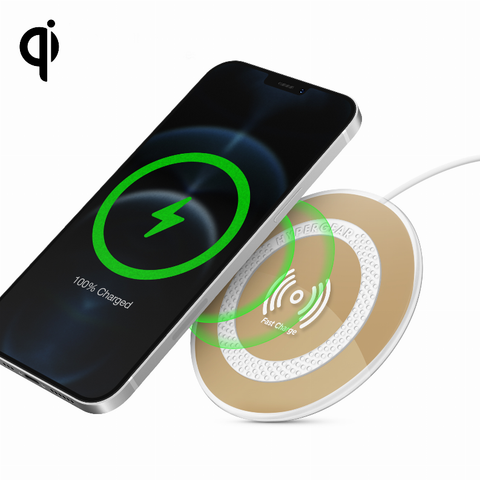 ChargePad Pro 15W Wireless Fast Charger  Gold Hypercel Corporation