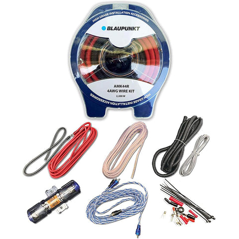 Blaupunkt 4-Gauge Complete Amplifier Wire Kit - Red Blaupunkt