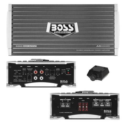 Boss Armor Class D Monoblock Amplifier 4000W Max Boss Audio