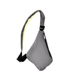 Waterproof Triangle Side Crossbody Bag Gray ONETIFY
