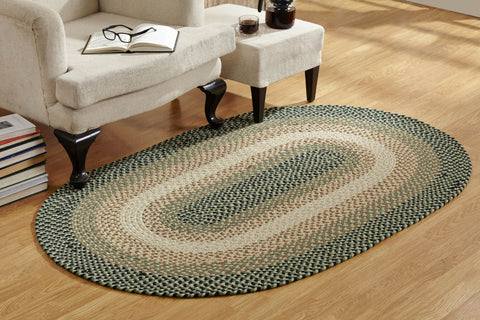 Woodbridge Oval Collection 20" x 30" Oval in Green