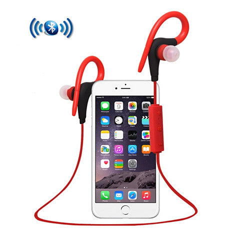 Bluetooth Headphone with Secure Ear Hook and Remote Black Vista Shops