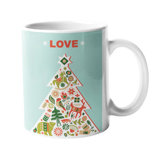 Joy, Love, Peace Holiday 3 Coffee Tea Mug Set 11oz Onetify