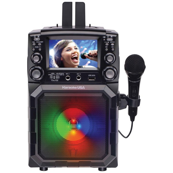 Karaoke USA GQ450 Portable CDG/MP3G Karaoke Player with 4.3-Inch Color TFT Screen KARAOKE USA(TM)