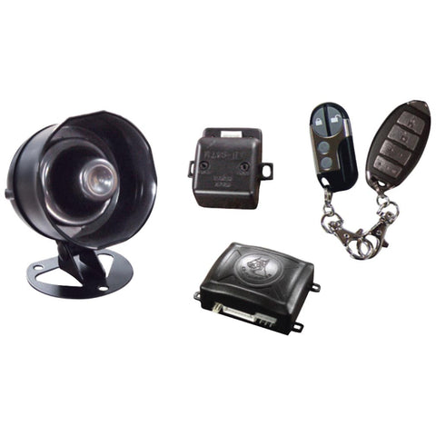 Omega Keyless Entry and Security starter interrupt two 4 button transmitters Excalibur Alarms