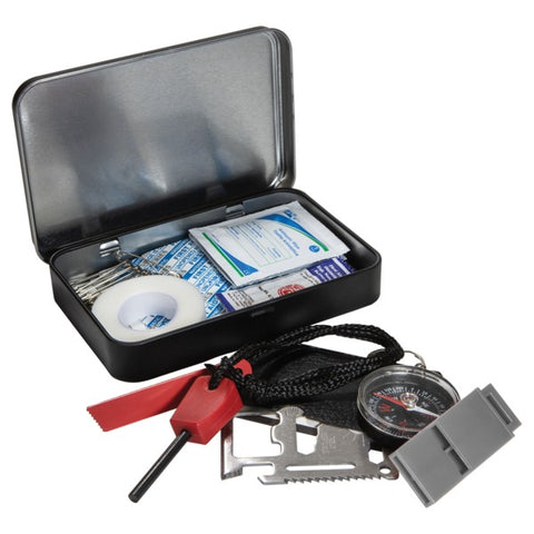 Life+Gear 41-3803 First Aid and Survival Essentials Tin LIFE+GEAR