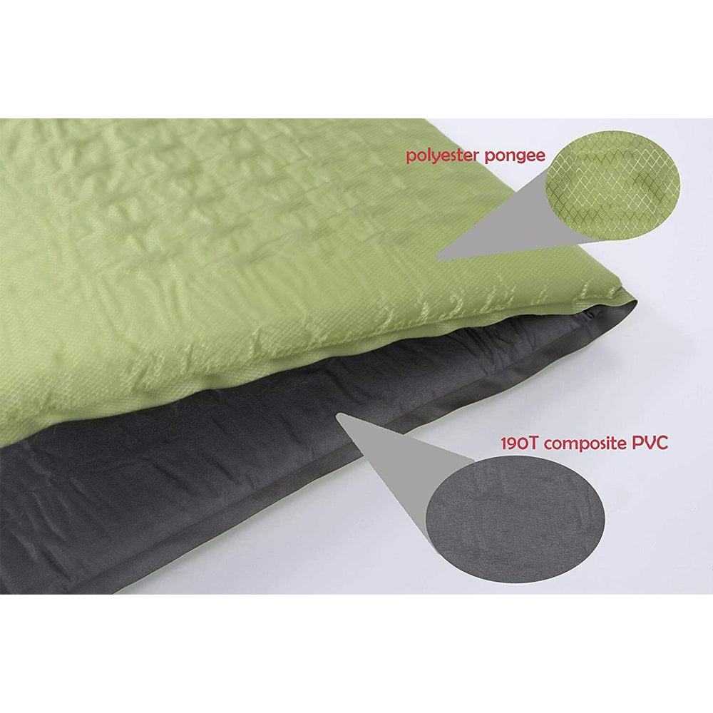 Portable Sleeping Pad Self Inflating Compact Mattress Blue Onetify