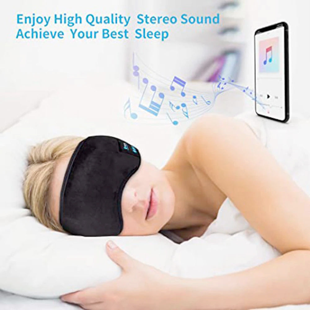 wireless sleep headphones eye mask with bluetooth Onetify