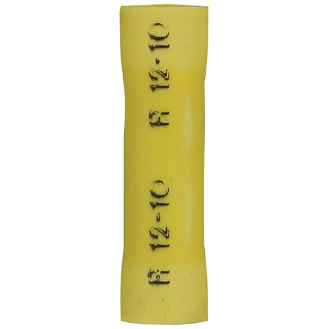Install Bay YVBC Vinyl Butt Connectors (Yellow, 12-10 Gauge, 100 pk) INSTALL BAY(R)