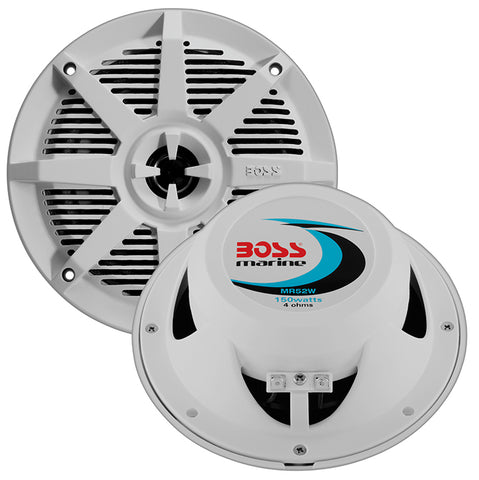 Boss Audio Marine 5.25” 2-Way Speakers (White) Boss Audio