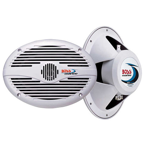 Boss Audio Marine 6×9″ 2-Way Speakers (White) Boss Audio