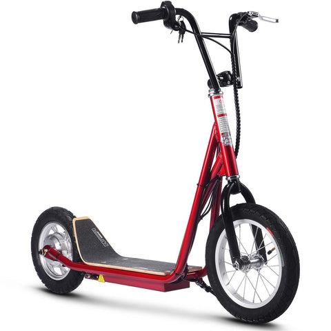 MotoTec Groove 36v 350w Big Wheel Lithium Electric Scooter Red MotoTec