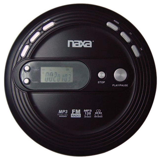 Naxa Slim Personal CD Player with FM Scan Radio Naxa