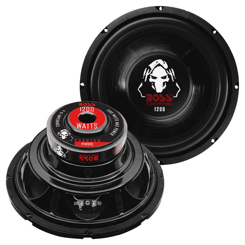 Boss 10″ Woofer 600W RMS/1200W Max Single 4 Ohm Voice Coils Boss Audio