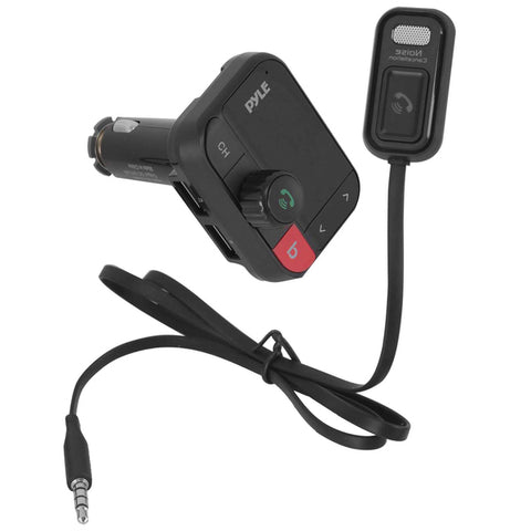 Pyle PBT97 Bluetooth-Streaming FM Transmitter Adapter with Detachable Microphone PYLE(R)