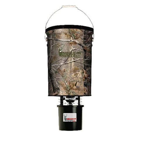 American Hunter 50 LB. Hanging Feeder with R-Kit Pro Realtree AP Camo GSM