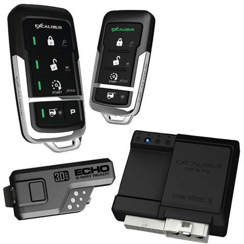 Excalibur 900MHz LED 2-Way  Keyless Entry & Remote Start (Linkr Ready) Excalibur Alarms
