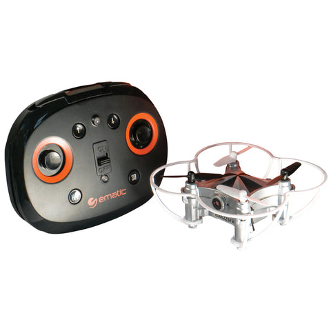 Ematic EDA225FX MINI 2.4 GHz 6-Axis Gyroscopic Drone with Remote and App EMATIC(R)