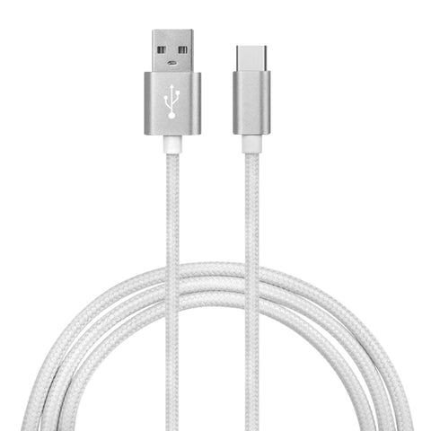 Ematic EUSBCWH Charge and Sync USB-A to USB-C Cable, 3 Feet (White) EMATIC(R)