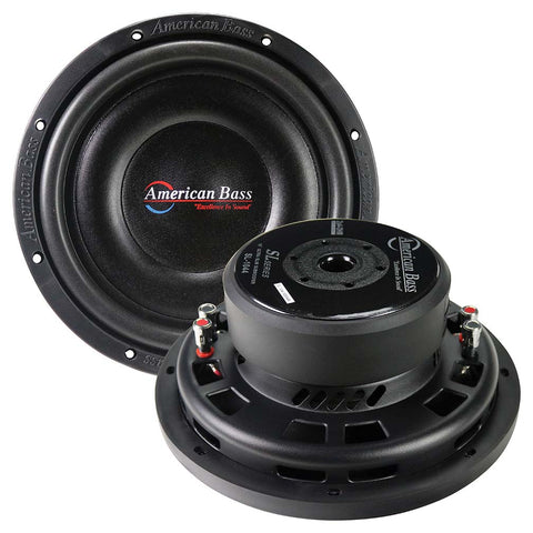 American Bass 10" Shallow Woofer 600 Watts Dual 4 Ohm Voice Coil American Bass