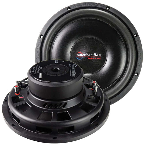 American Bass 12" Shallow Mount Woofer 300W RMS/600W Max - Dual 4 Ohm Voice Coil American Bass