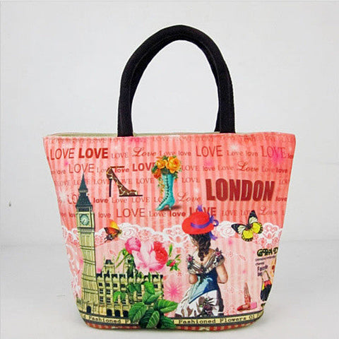 Souvenirs Hand Bags In Canvas From Journey Collection London Lady Vista Shops