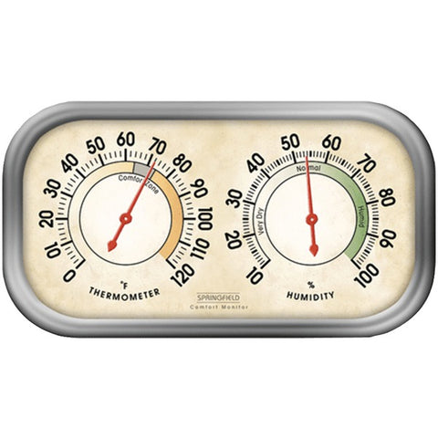 Springfield Precision 90113-1 Humidity Meter & Thermometer Combo SPRINGFIELD(R) PRECISION