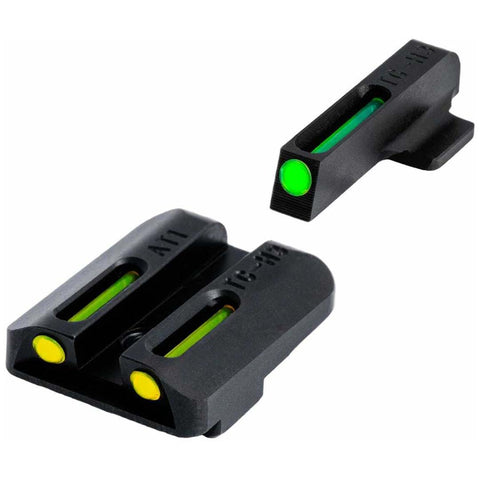 Truglo TFO Fiber Optic Day/Night Sight Set - For Glock 42/43 GSM