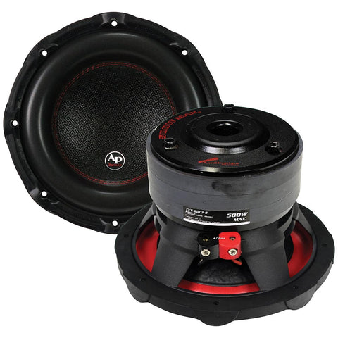 Audiopipe 8" Woofer 250W RMS/500W Max Single 4 Ohm Voice Coil Audiopipe