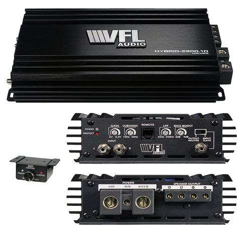 VFL AUDIO Hybrid Amplifier Linkable D Class 2800 watts max American Bass