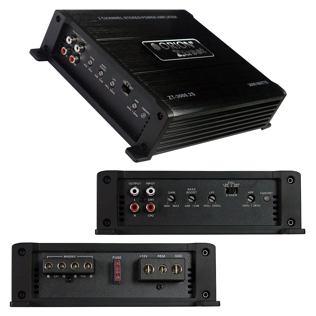 Orion Ztreet Amplifier 3000 Watt s Max 2 Channel ORION Ztreet Series