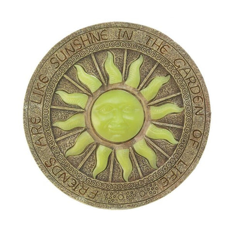 Accent Plus Glow-in-the-Dark Sun Stepping Stone Accent Plus