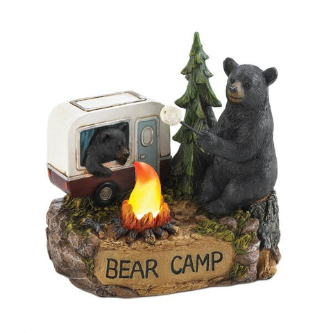 Summerfield Terrace Bear Camp Light-Up Figurine Summerfield Terrace