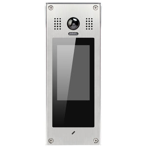 2Easy Video Intercom System 6001-N IP Door Entry Camera Panel  IPX-850S Video Intercom Door Station with 5 Inch TFT Touch Screen, 170 Ultra Wide Fisheye Lens, Stainless Steel Housing, Surface Mount 2easy Video Intercom Syst