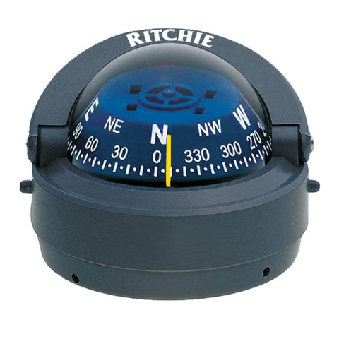 Ritchie S-53G Explorer Compass - Surface Mount - Gray Ritchie