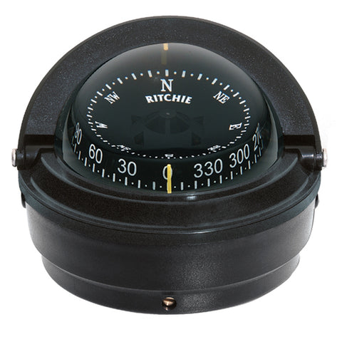 Ritchie S-87 Voyager Compass - Surface Mount - Black Ritchie