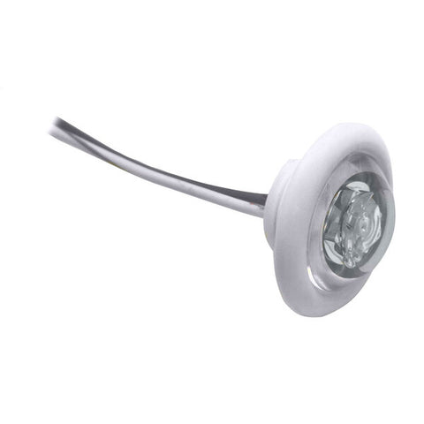 Innovative Lighting LED Bulkhead/Livewell Light "The Shortie" White LED w/ White Grommet Innovative Lighting