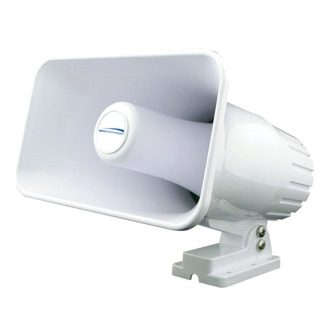 Speco 4" x 6" Weatherproof PA Speaker Horn - White Speco Tech