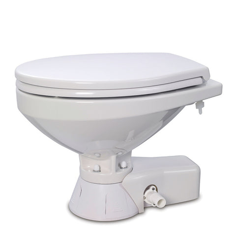 Jabsco Quiet Flush Freshwater Toilet - Compact Bowl - 12V Jabsco